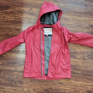 Hunter Kids Red Waterproof Jacket